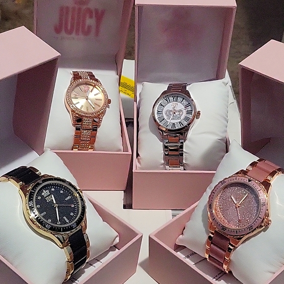 Juicy Couture Accessories - Juicy Couture Bracelet Watches!! Get That Bling On !!